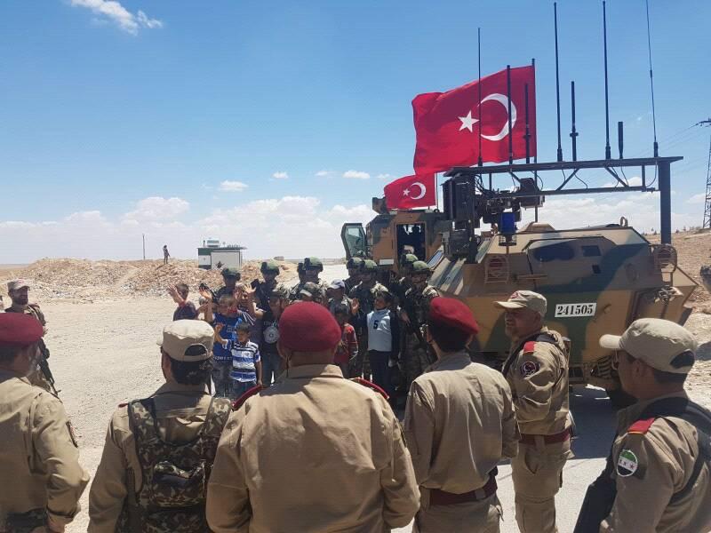 القوات التركية تسيّر الدورية الحادية عشر في “منبج” السورية