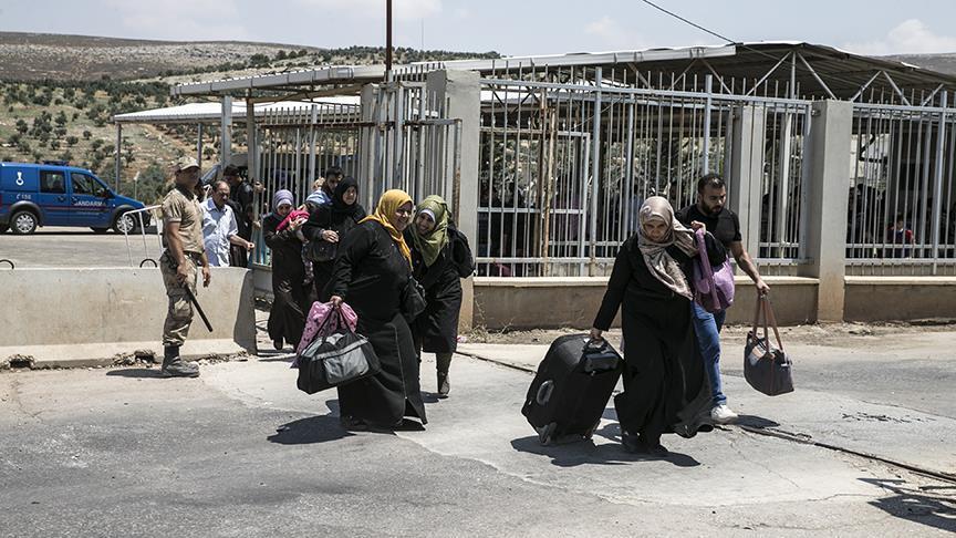ألف و500 لاجئ سوري يغادرون من كيليس لقضاء عطلة العيد