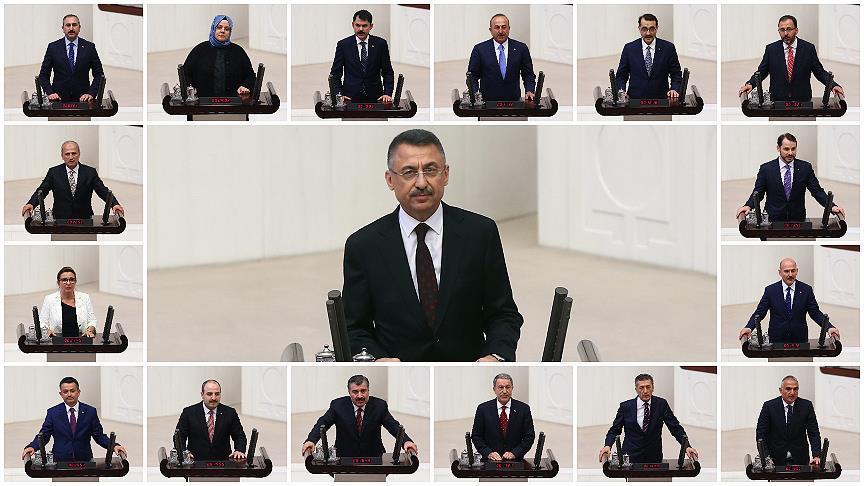 حكومة أردوغان تؤدي اليمين الدستورية