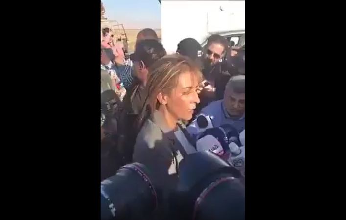 شاهد.. موقف “محرج” لوزيرة أردنية بسبب نازحي درعا السورية