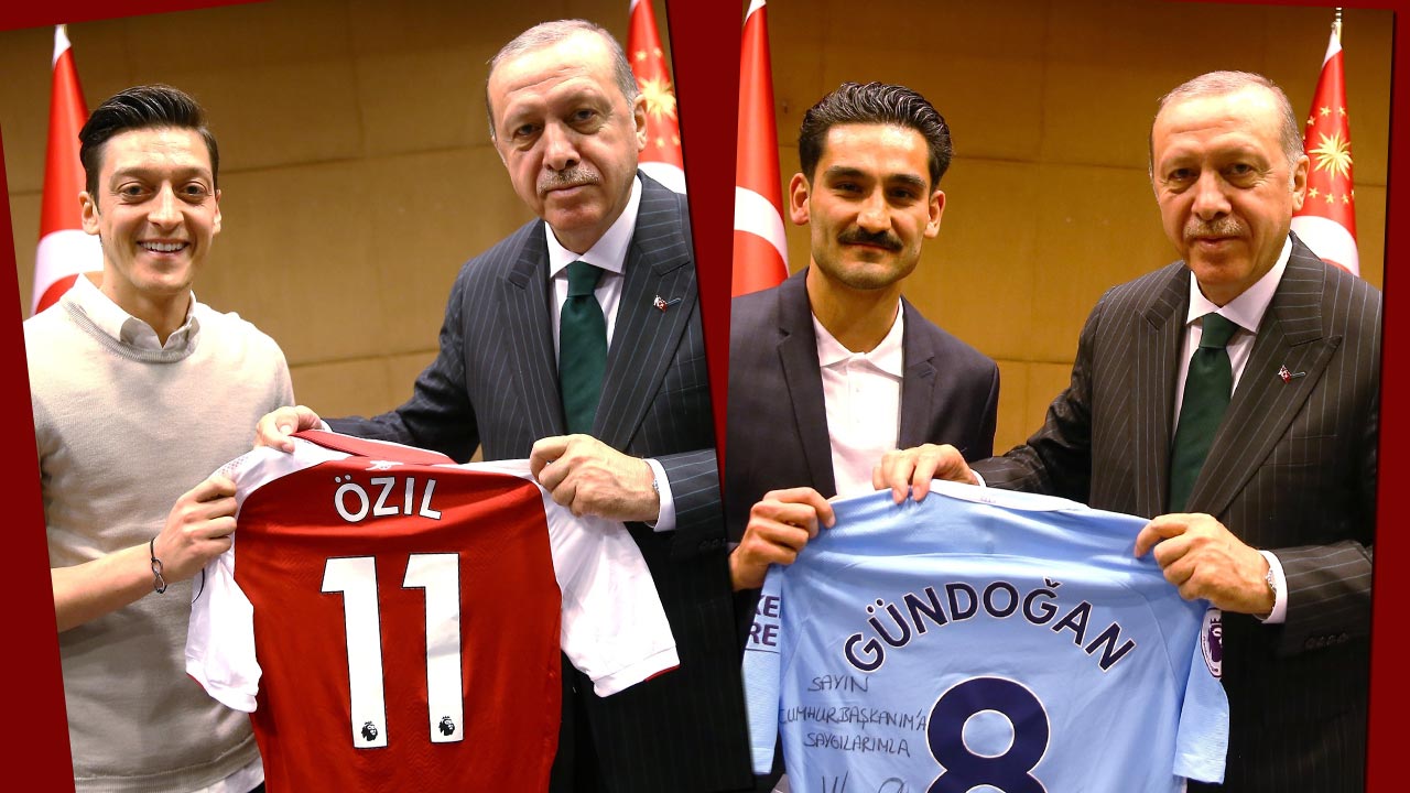 عودة الجدل حول صور لاعبين من أصول تركية في المنتخب الألماني وهم يتصورون مع أردوغان