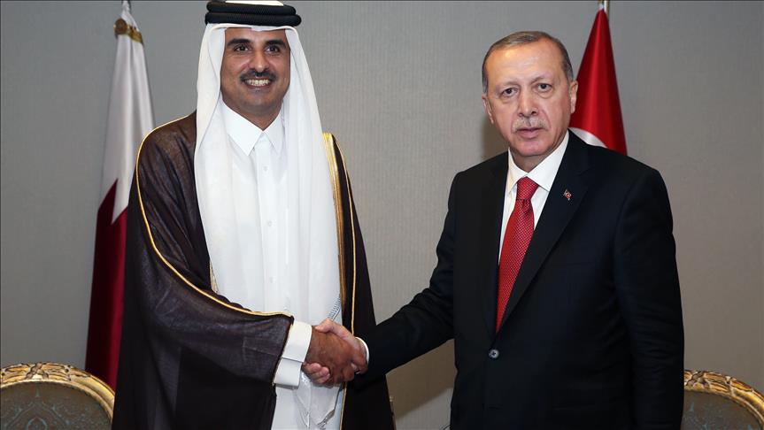أمير قطر يهنئ أردوغان بـ “اليوم الوطني للديمقراطية”
