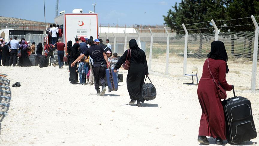 سوريون يغادرون تركيا إلى بلادهم بمناسبة عيد الأضحى