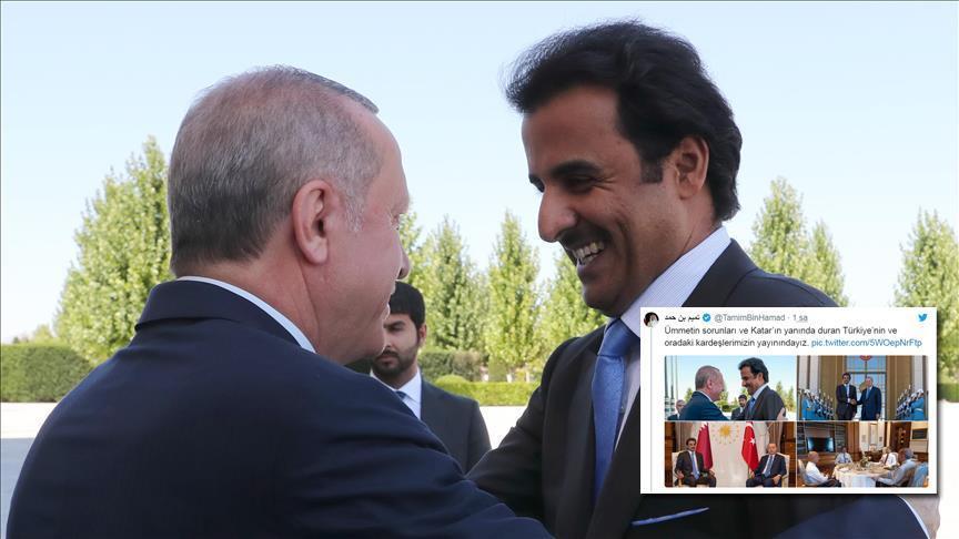 أمير قطر: نقف إلى جانب الأشقاء في تركيا