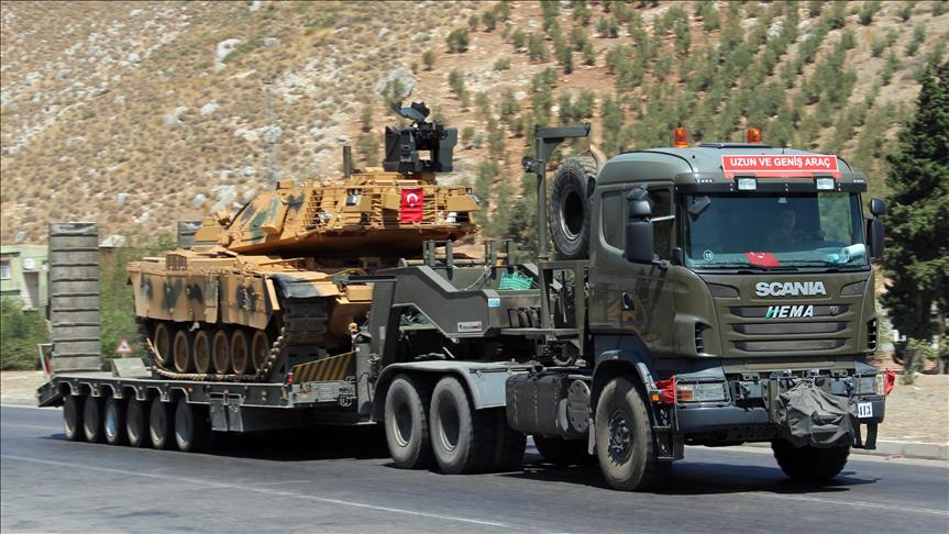 آليات عسكرية تركية تتحرك من هطاي باتجاه كليس