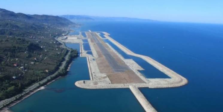 أعمال إنشاء المطار العائم الثاني في تركيا مستمرة