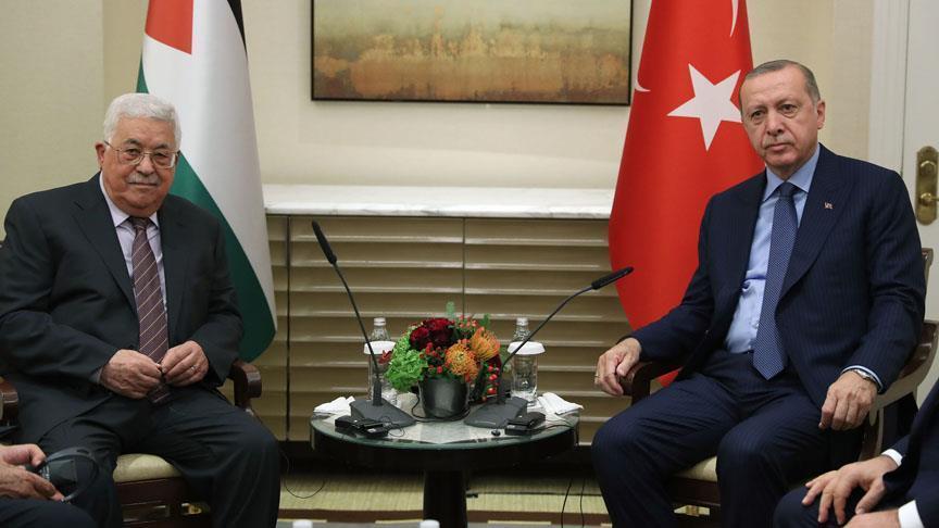 أردوغان يلتقي محمود عباس في نيويورك