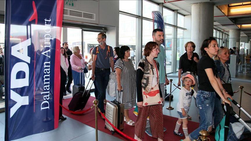 مطار دالامان بموغلا التركي يعلن ارتفاع عدد المسافرين الأجانب 32 بالمئة