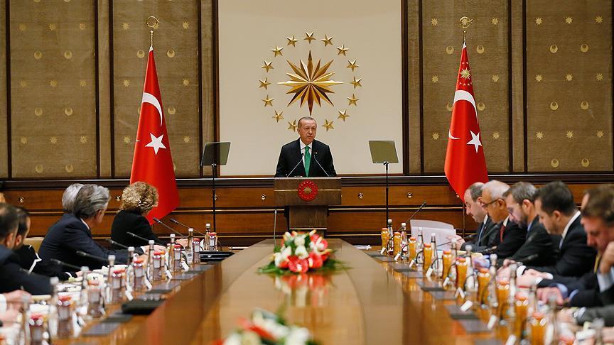 أردوغان يلتقي ممثلي شركات أمريكية في تركيا