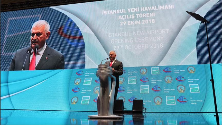 يلدريم: بافتتاح “مطار إسطنبول” يتحقق أحد أهداف أتاتورك