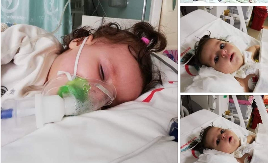 عائلة سورية في تركيا تناشد الحكومة لعلاج إبنتهم “حلا” والتي تعاني من مرض خطير وباتت في حالة صحية حرجة