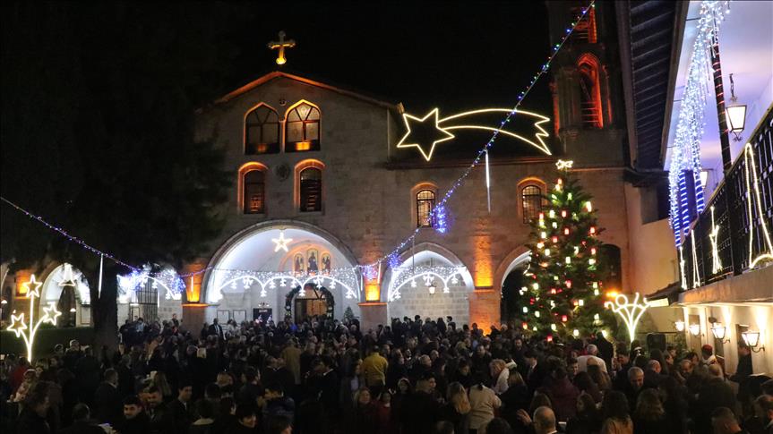 كنائس تركيا تحتفل بعيد الميلاد