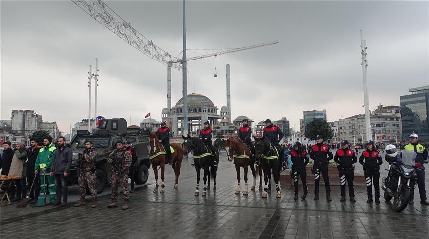استنفار أمني كبير في اسطنبول و 39 ألف شرطي لتأمين احتفالات رأس السنة