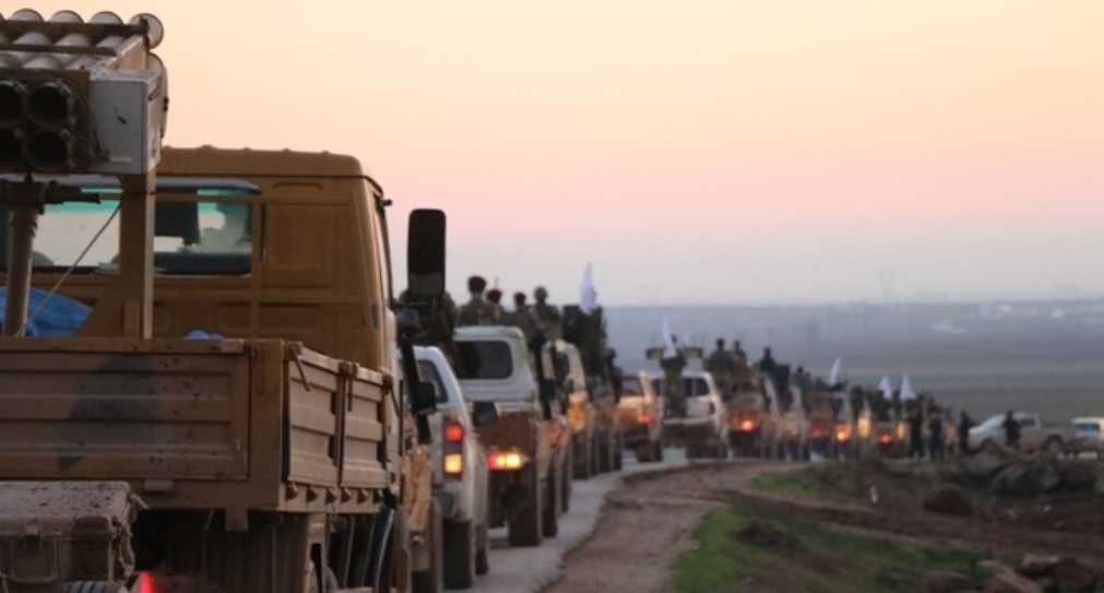 الجيش الوطني السوري يبدأ معر كة كبيرة شمال حلب