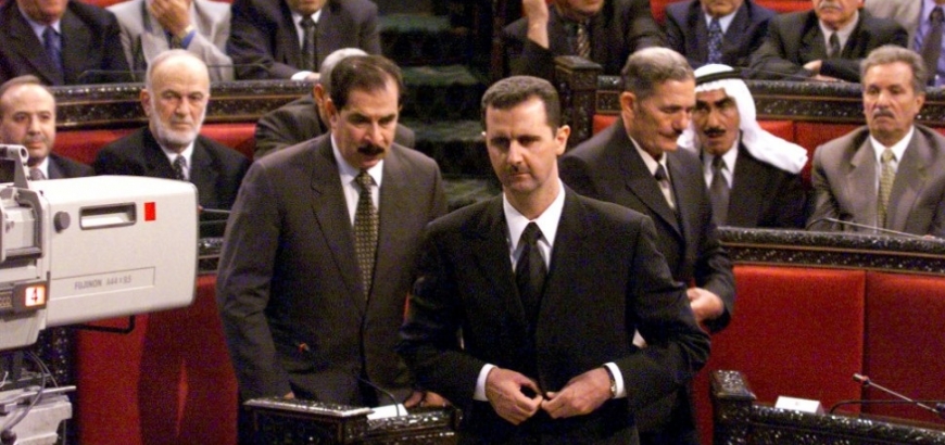 بشار الأسد بداية حكمه