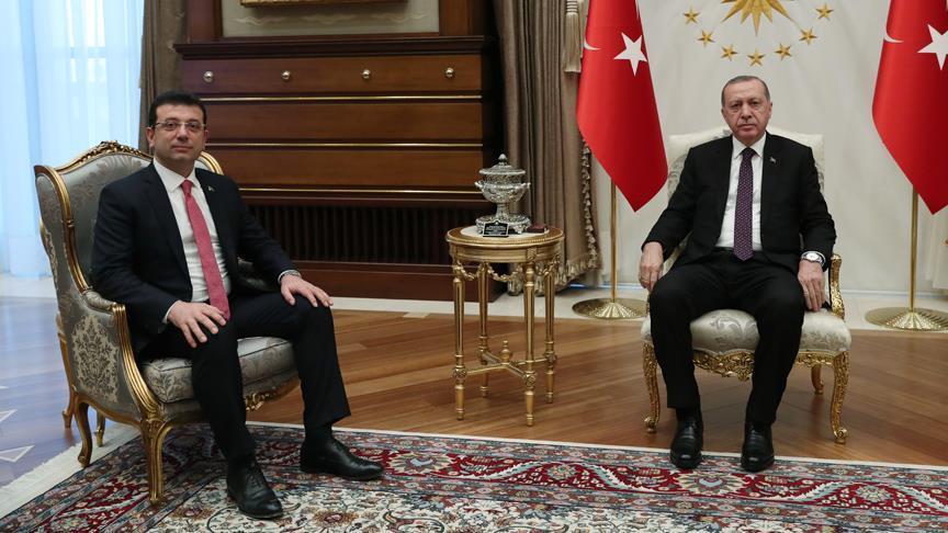 أردوغان يلتقي مرشح المعارضة لرئاسة بلدية إسطنبول