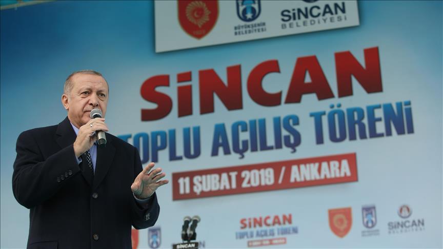 أردوغان يتحدث عن النمو الاقتصادي خلال فترة حكم العدالة والتنمية
