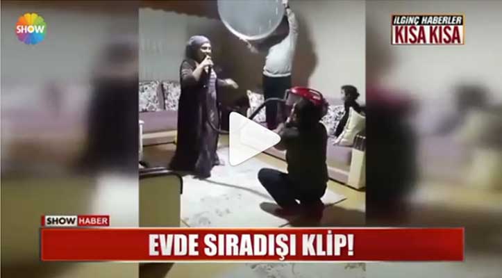 امرأة تركية وزوجها وموجة من الضحك (فيديو)