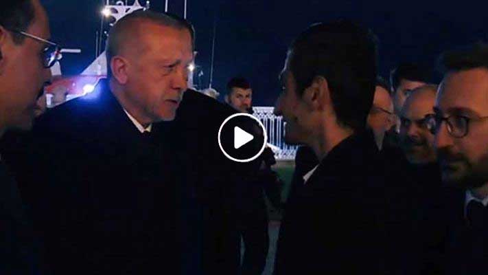 الرئيس أردوغان يقابل الشاب يوسف
