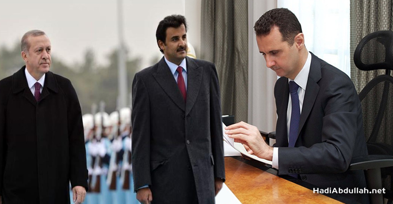 رسالة مسربة من بشار الأسد إلى تركيا وقطر