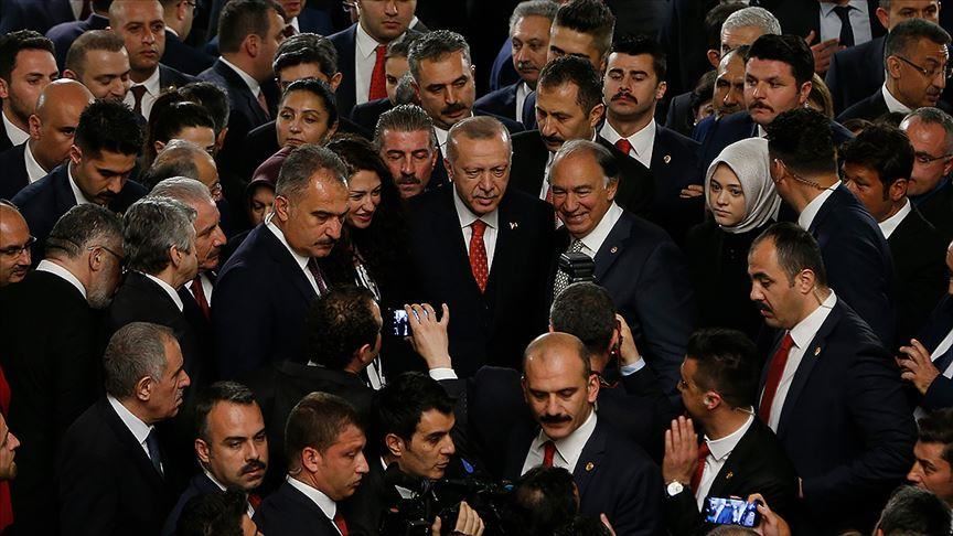 تصريح هام للرئيس أردوغان أثناء زيارته إلى مقر البرلمان التركي