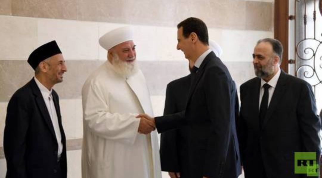 الأسد يفتتح مركز الشام الإسلامي الدولي