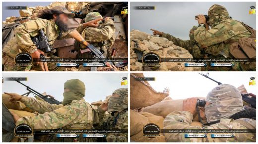 استعدادات “الإسلامي التركستاني” على جبهة جبل الأكراد بريف اللاذقية (صور)