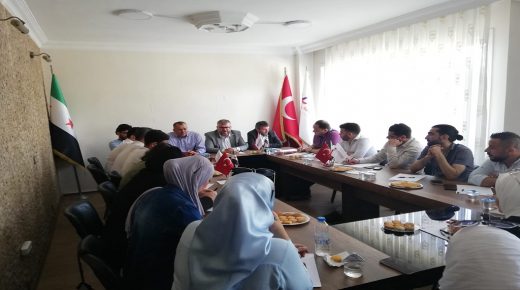 من اجتماع مديرية الهجرة التركية مع صحافيين سوريين. السبت
