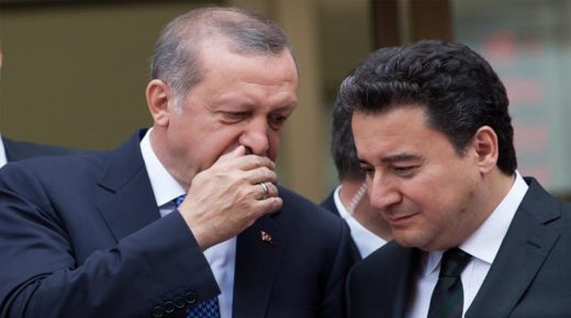 علي باباجان مع الرئيس التركي رجب طيب أردوغان