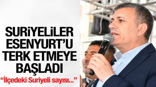 تصريح لرئيس بلدية أسنيورت في إسطنبول عن السوريين في تركيا