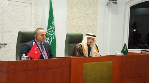 الجبير صرح في العام 2016 بأن السعودية تدعم جهود تركيا في سوريا