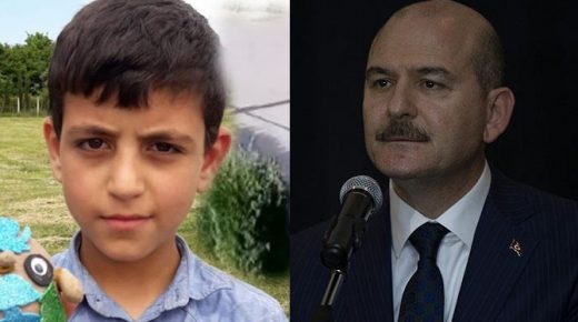 وزير الداخلية التركي يعـزي عائلة الطفل السوري “وائل السعود”