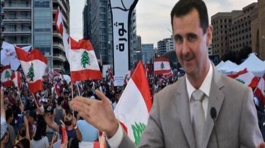 رأس النظام السوري يبعث برسالة للثائرين اللبنانيين فماذا قال لهم !!