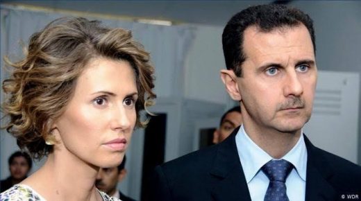 بشار الأسد وزوجته أسماء الأسد