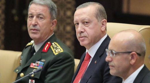 أردوغان ووزير الدفاع خلوصي أكار