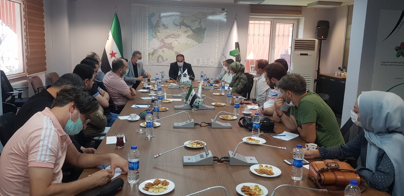 اجتماع الاعلاميين مع اللجنة السورية التركية المشتركة