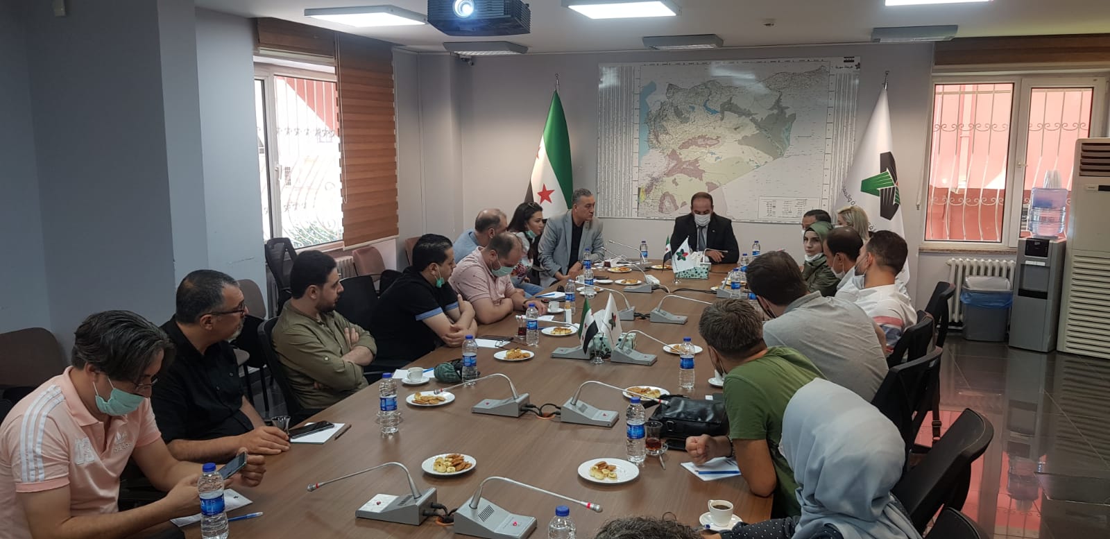 اجتماع الاعلاميين مع اللجنة السورية التركية المشتركة