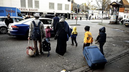 لاجئين سوريين في العاصمة الدنماركي