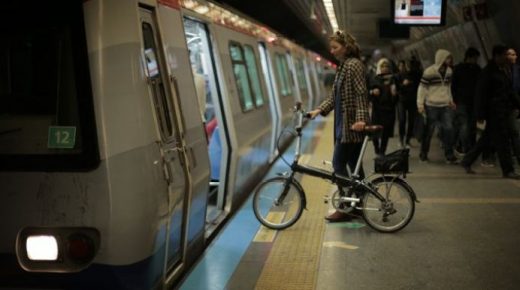 قرار من ولاية إسطنبول بخصوص صعود أصحاب الدراجات الهوائية في الميترو