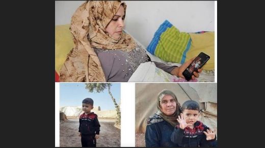 أم سورية تناشد الحكومة التركية جمعها بطفلها الموجود في إدلب