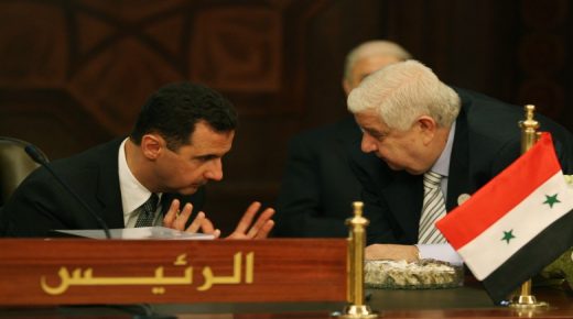 بشار الأسد ووليد المعلم