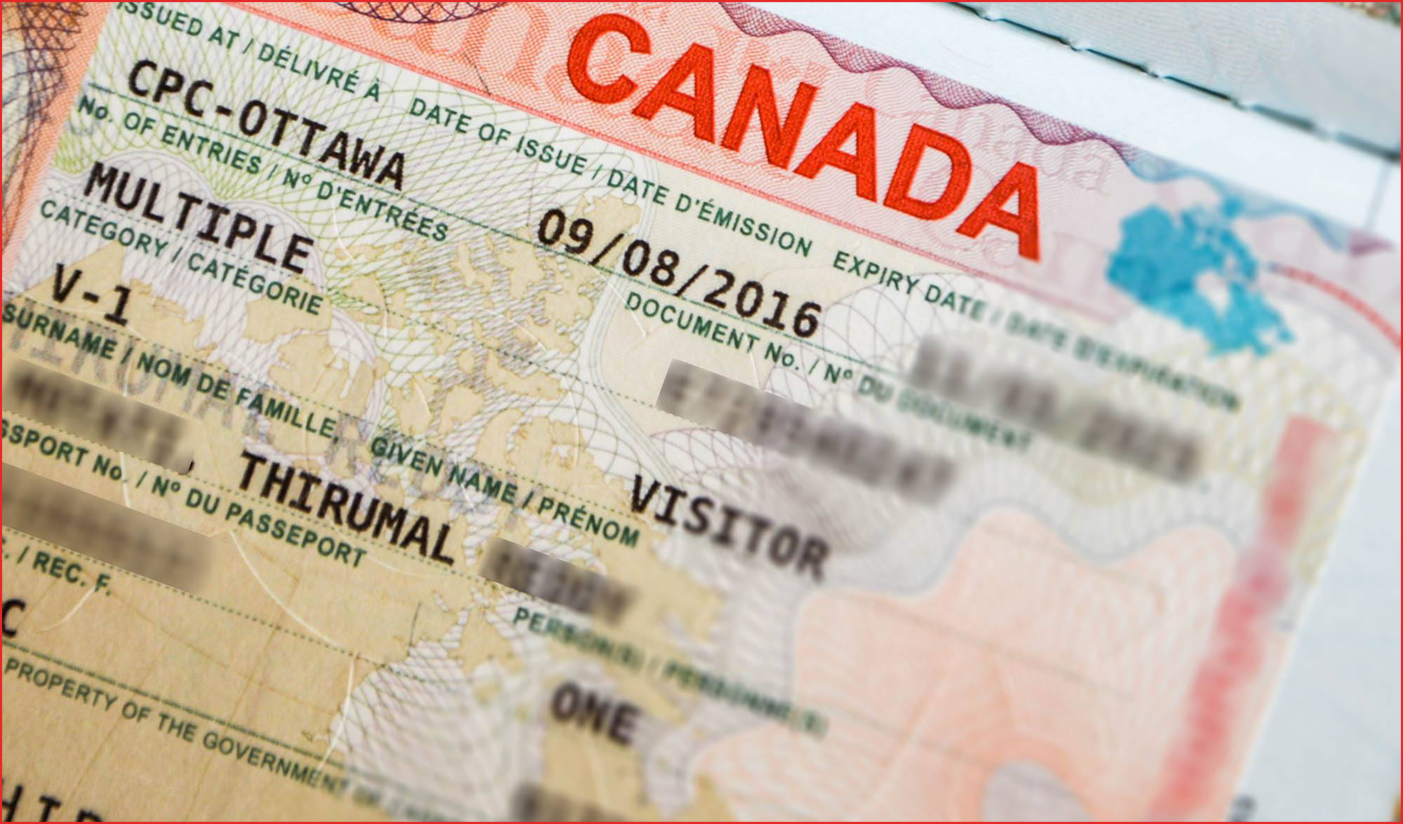 canada visit visa fee from bahrain