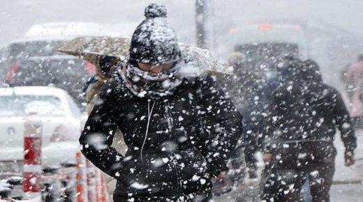 الأرصاد الجوية تحذر: 10 ولايات تركية ستكون تحت تأثير الثلوج الكثيفة