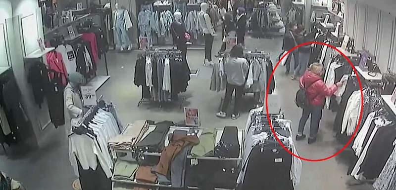 قوات الأمن تضـ.ـبط إمرأة تسـ.ـرق ملابس المتاجر وتبيعها عبر الانترنت (صور)