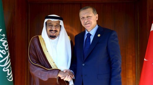 العاهل السعودي والرئيس أردوغان