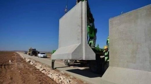 تركيا.. الانتهاء من بناء جدار أسمنتي على أجزاء من الحدود السورية والإيرانية