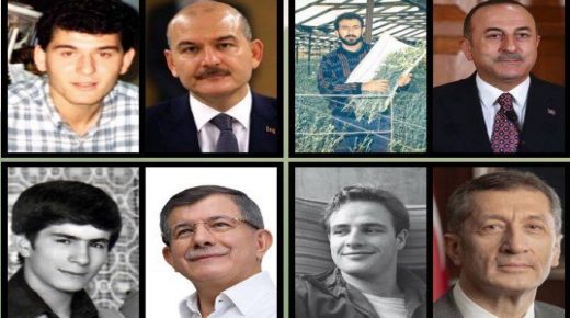 صور تذكارية تعود لشباب السياسيون والمشاهير الأتراك