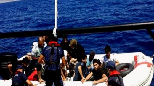 خفر السواحل التركي يضـ .ـبط 46 مهاجرا غير شرعي قبالة سواحل موغلا