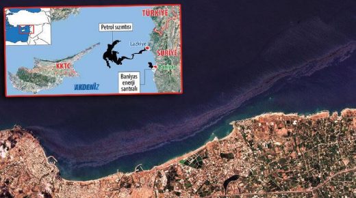 أطنان من النفط المتسرب من سوريا يغزو سواحل قبرص التركية