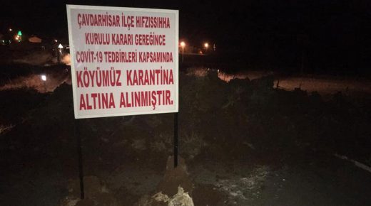 السلطات التركية تعزل قرية في كوتاهية بسبب فيروس كورونا